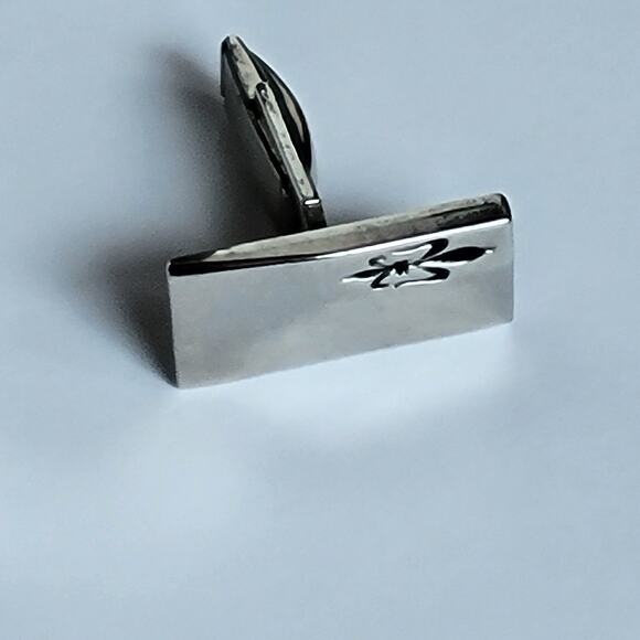 Vintage Pioneer Cufflinks and tie clip set. - Picture 6 of 16